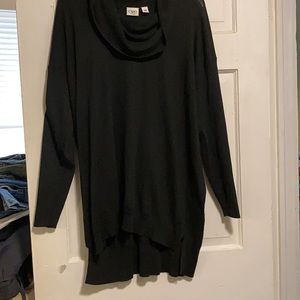 Black cowl neck sweater